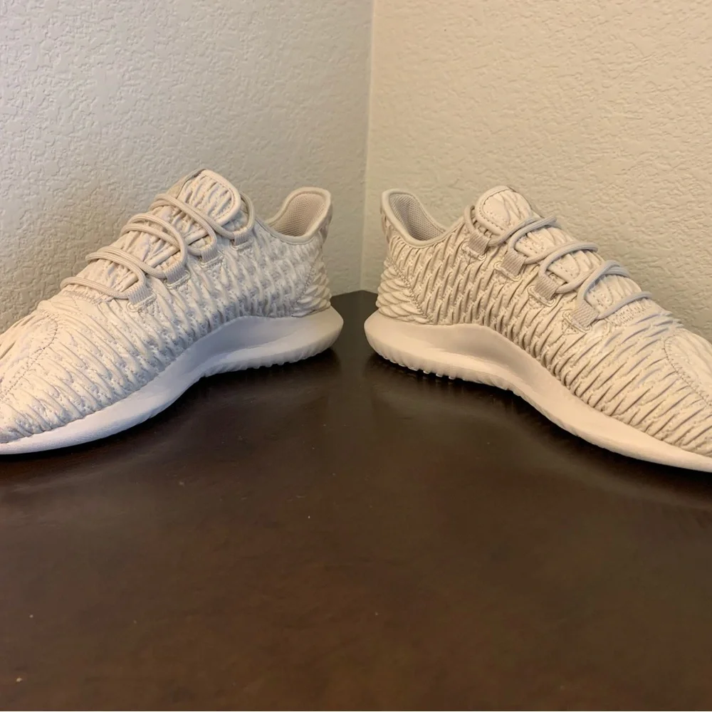 Adidas Tubular Shadow 3D Beige Sneakers BB8820 Ruffled Shoe Men’s Size 10
